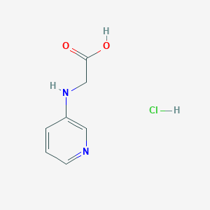 molecular formula C7H9ClN2O2 B3060681 2-(吡啶-3-基氨基)乙酸盐酸盐 CAS No. 6345-28-4