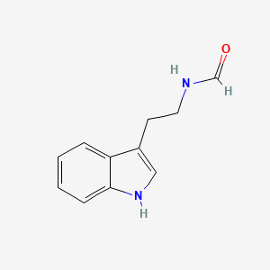 molecular formula C11H12N2O B3060691 N-[2-(1H-indol-3-yl)ethyl]formamide CAS No. 6502-82-5