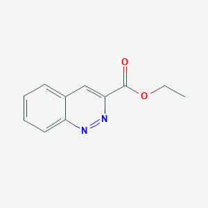 molecular formula C11H10N2O2 B3060705 肉桂啉-3-羧酸乙酯 CAS No. 67080-45-9