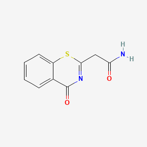 2-(4-oxo-4H-1,3-benzothiazin-2-yl)acetamide