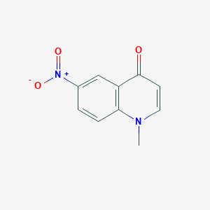 molecular formula C10H8N2O3 B3060712 1-甲基-6-硝基喹啉-4(1H)-酮 CAS No. 68771-39-1