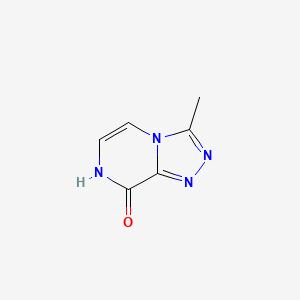 molecular formula C6H6N4O B3060713 3-methyl[1,2,4]triazolo[4,3-a]pyrazin-8(7H)-one CAS No. 68774-82-3
