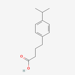 molecular formula C13H18O2 B3060737 4-(4-Isopropylphenyl)butanoic acid CAS No. 7501-37-3