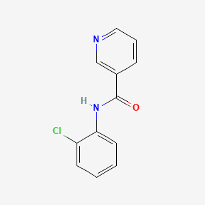 molecular formula C12H9ClN2O B3060738 N-(2-氯苯基)吡啶-3-甲酰胺 CAS No. 75075-31-9