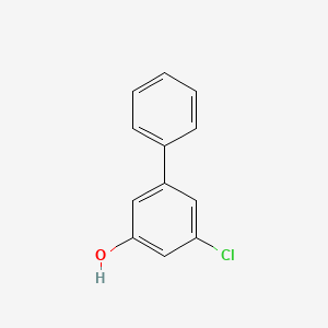 molecular formula C12H9ClO B3060746 3-氯-5-苯基苯酚 CAS No. 75895-54-4