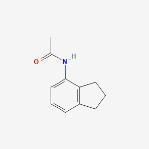 molecular formula C11H13NO B3060758 N-(2,3-Dihydro-1H-inden-4-yl)acetamide CAS No. 77802-37-0