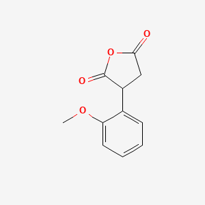 molecular formula C11H10O4 B3060759 3-(2-Methoxyphenyl)oxolane-2,5-dione CAS No. 781676-74-2