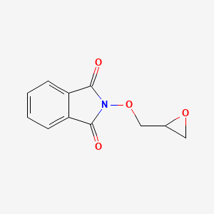 molecular formula C11H9NO4 B3060766 N-(2-oxiranylmethoxy)phthalimide CAS No. 80041-90-3