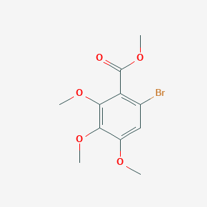 molecular formula C11H13BrO5 B3060767 6-溴-2,3,4-三甲氧基苯甲酸甲酯 CAS No. 80141-07-7