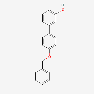 molecular formula C19H16O2 B3060772 4'-(Benzyloxy)[1,1'-biphenyl]-3-ol CAS No. 809285-98-1