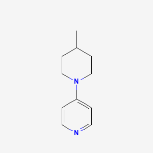 molecular formula C11H16N2 B3060773 4-(4-Methylpiperidyl)pyridine CAS No. 80965-30-6