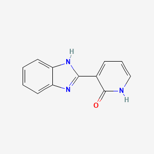 molecular formula C12H9N3O B3060784 3-(1H-1,3-benzimidazol-2-yl)-2(1H)-pyridinone CAS No. 842149-97-7