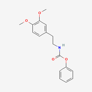 molecular formula C17H19NO4 B3060785 phenyl N-(3,4-dimethoxyphenethyl)carbamate CAS No. 84354-07-4