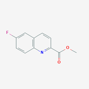 molecular formula C11H8FNO2 B3060792 6-氟喹啉-2-甲酸甲酯 CAS No. 86324-52-9