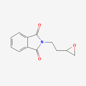 molecular formula C12H11NO3 B3060793 2-(2-(环氧乙烷-2-基)乙基)异吲哚-1,3-二酮 CAS No. 86506-70-9
