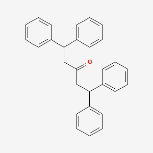 molecular formula C29H26O B3060798 1,1,5,5-Tetraphenylpentan-3-one CAS No. 87351-03-9