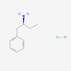 molecular formula C10H16ClN B3060802 (S)-1-Benzylpropylamine hydrochloride CAS No. 87923-46-4