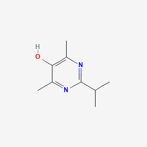 molecular formula C9H14N2O B3060804 2-Isopropyl-4,6-dimethyl-5-pyrimidinol CAS No. 88070-33-1