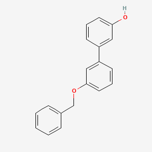 molecular formula C19H16O2 B3060811 3'-(苄氧基)[1,1'-联苯]-3-醇 CAS No. 889950-90-7