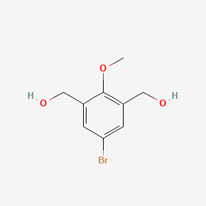 B3060826 [5-Bromo-3-(hydroxymethyl)-2-methoxyphenyl]methanol CAS No. 89479-09-4