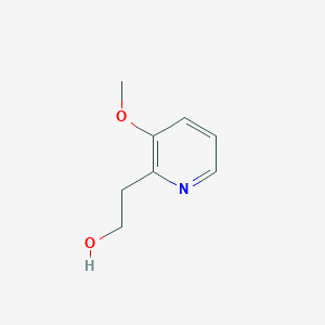molecular formula C8H11NO2 B3060835 2-(3-Methoxypyridin-2-YL)ethanol CAS No. 90087-19-7