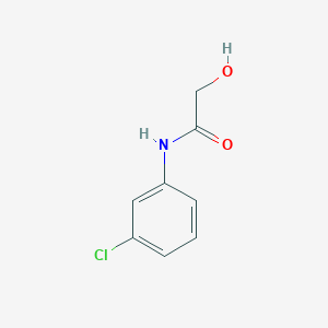 molecular formula C8H8ClNO2 B3060840 N-(3-chlorophenyl)-2-hydroxyacetamide CAS No. 90434-26-7