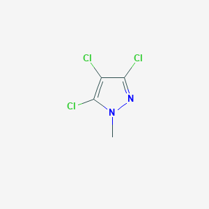 molecular formula C4H3Cl3N2 B3060841 3,4,5-trichloro-1-methyl-1H-pyrazole CAS No. 90445-57-1
