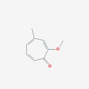 molecular formula C9H10O2 B3060842 2-甲氧基-4-甲基环庚-2,4,6-三烯-1-酮 CAS No. 90536-08-6