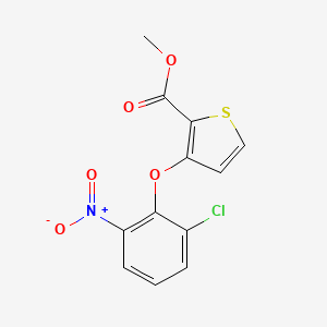 Methyl 3-(2-chloro-6-nitrophenoxy)-2-thiophenecarboxylate