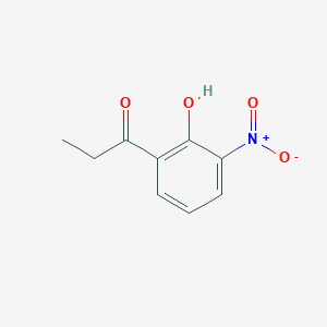 molecular formula C9H9NO4 B3060861 1-(2-Hydroxy-3-nitrophenyl)propan-1-one CAS No. 91991-98-9