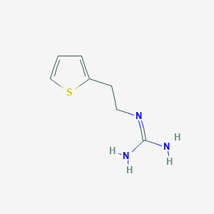 molecular formula C7H11N3S B3060862 1-[2-(Thiophen-2-yl)ethyl]guanidine CAS No. 922498-70-2