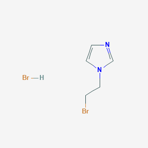 molecular formula C5H8Br2N2 B3060874 1-(2-溴乙基)-1H-咪唑氢溴酸盐 CAS No. 94614-84-3