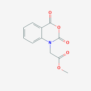 molecular formula C11H9NO5 B3060881 2H-3,1-Benzoxazine-1(4H)-acetic acid, 2,4-dioxo-, methyl ester CAS No. 96222-36-5
