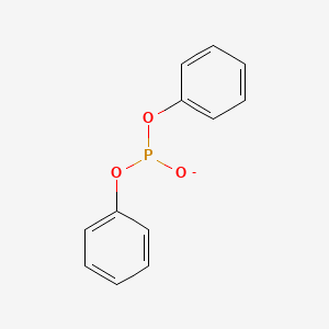 molecular formula C12H10O3P- B3060894 二苯氧基磷酸酯 CAS No. 102-10-3