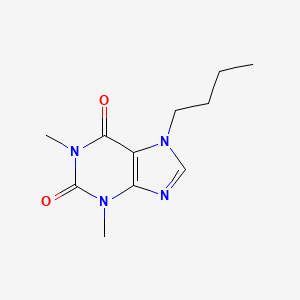 molecular formula C11H16N4O2 B3060895 7-Butyltheophylline CAS No. 1021-65-4