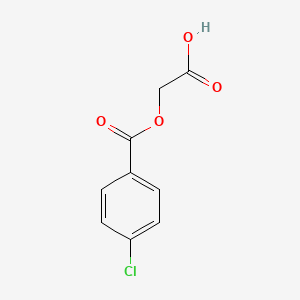 molecular formula C9H7ClO4 B3060899 [(4-Chlorobenzoyl)oxy]acetic acid CAS No. 10414-67-2