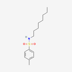 molecular formula C15H25NO2S B3060909 4-甲基-N-辛基苯磺酰胺 CAS No. 1150-31-8