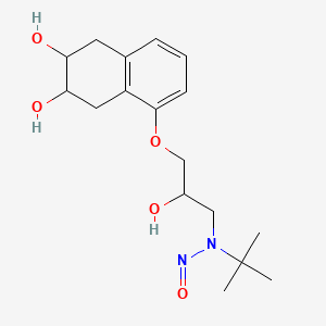 molecular formula C17H26N2O5 B3060925 N-Nitrosonadolol CAS No. 134720-06-2