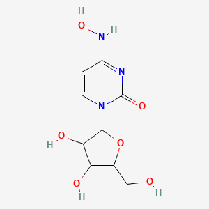 molecular formula C9H13N3O6 B3060928 1-[3,4-二羟基-5-(羟甲基)氧杂环-2-基]-4-(羟氨基)嘧啶-2-酮 CAS No. 13491-41-3