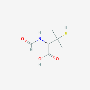 molecular formula C6H11NO3S B3060931 甲酰青霉胺 CAS No. 13833-89-1