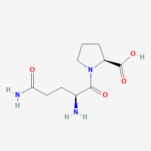 molecular formula C10H17N3O4 B3060932 Glutaminylproline CAS No. 139370-58-4