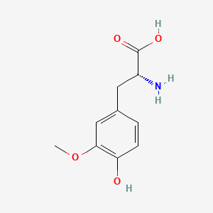 molecular formula C10H13NO4 B3060946 3-Methoxy-D-tyrosine CAS No. 15402-76-3