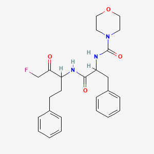 molecular formula C25H30FN3O4 B3060948 Mu-Phe-hPhe-FMK CAS No. 155149-67-0