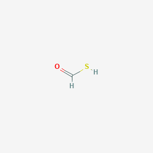 molecular formula CH2OS B3060955 methanethioic S-acid CAS No. 16890-80-5