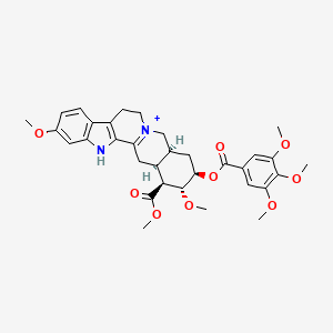 molecular formula C33H39N2O9+ B3060984 3,4-Didehydroreserpine CAS No. 20370-94-9