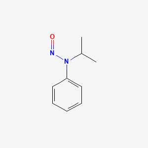 molecular formula C9H12N2O B3061009 Benzenamine, N-(1-methylethyl)-N-nitroso- CAS No. 24642-83-9