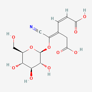 molecular formula C14H17NO10 B3061025 Triglochinin CAS No. 28876-11-1