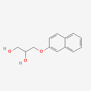 molecular formula C13H14O3 B3061049 1,2-丙二醇, 3-(2-萘氧基)- CAS No. 34646-56-5