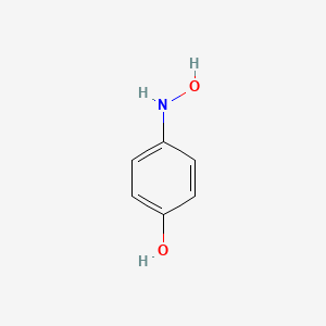 molecular formula C6H7NO2 B3061050 4-(Hydroxyamino)phenol CAS No. 3505-87-1