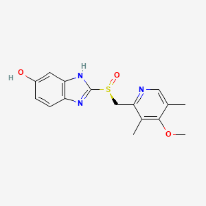 molecular formula C16H17N3O3S B3061052 5-Hydroxyesomeprazole CAS No. 358675-51-1
